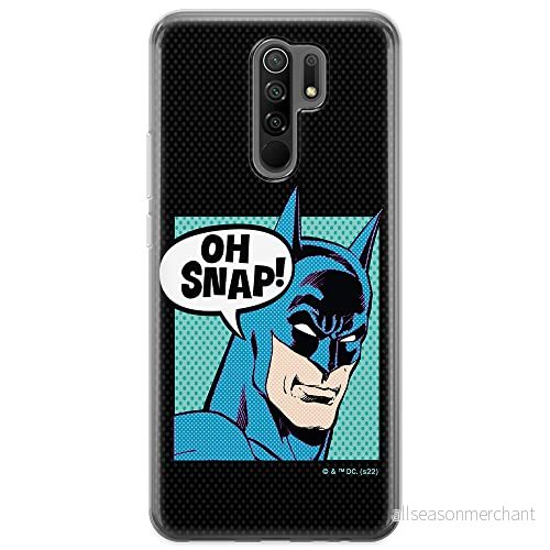 ERT GROUP mobiltelefonfodral för Xiaomi REDMI 9 originalt och officiellt licensierat DC mönster Batman 038 optimalt anpassad till formen på mobiltelefonen, fodral tillverkad av TPU plast 5905131549655