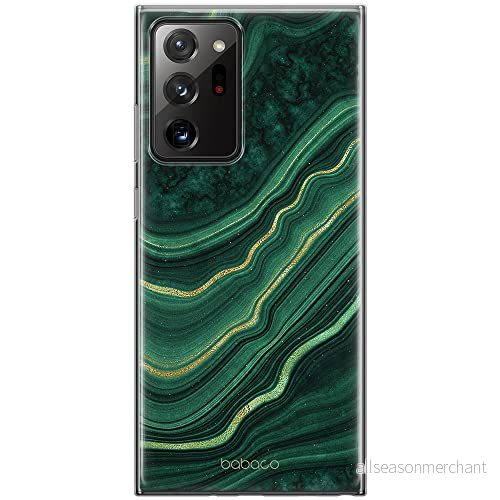 ERT GROUP mobiltelefonfodral för Samsung GALAXY NOTE 20 ULTRA originalt och officiellt licensierat Babaco mönster Marble 002 anpassad till formen på mobiltelefonen, fodral tillverkad av TPU plast 5903040363096