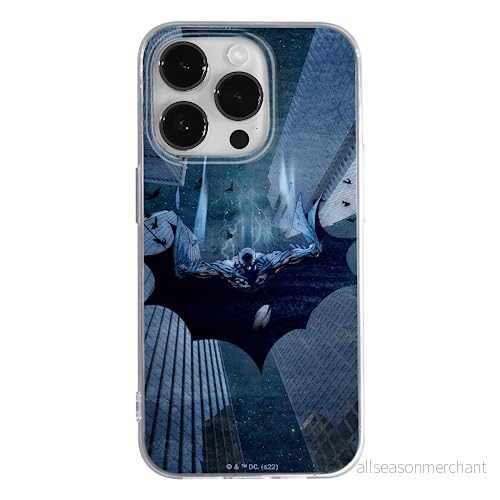 ERT GROUP mobiltelefonfodral för Apple Iphone 14 PRO MAX originalt och officiellt licensierat DC mönster Batman 071 optimalt anpassad till formen på mobiltelefonen, fodral tillverkad av TPU plast 5905131939951