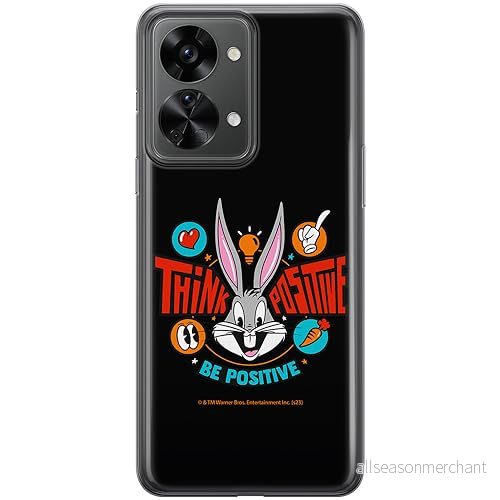 ERT GROUP mobiltelefonfodral för OnePlus NORD 2T 5G originalt och officiellt licensierat Looney Tunes mönster Bugs 020 anpassad till formen på mobiltelefonen, fodral tillverkad av TPU plast 5905795084899