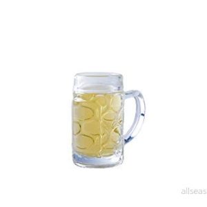 Winkee 4 måttkanna shotglas Måttglas för shots snapsglas i muggutseende ölglas tequila shot glas shotmugg fester och festivaler Present till jul, födelsedag 4260348478763