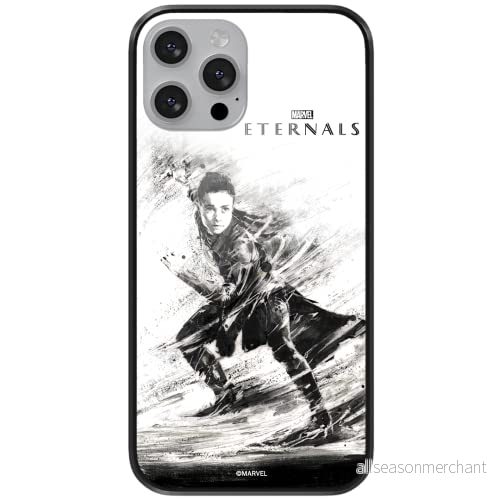 ERT GROUP mobiltelefonfodral för Samsung S21 ULTRA originalt och officiellt licensierat Marvel mönster Eternals 002 tillverkad av härdat glas, optimalt anpassat till mobilens form, skyddsfodral 5904805099298