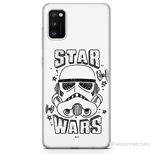ERT GROUP mobiltelefonfodral för Samsung A41 originalt och officiellt licensierat Star Wars mönster Stormtrooper 013 optimalt anpassad till formen på mobiltelefonen, fodral tillverkad av TPU plast 5903537526140