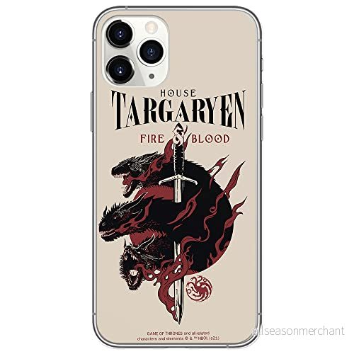 ERT GROUP mobiltelefonfodral för Apple Iphone 11 PRO MAX originalt och officiellt licensierat Game od Thrones mönster of 006, fodral tillverkad av TPU plast 5903932669251