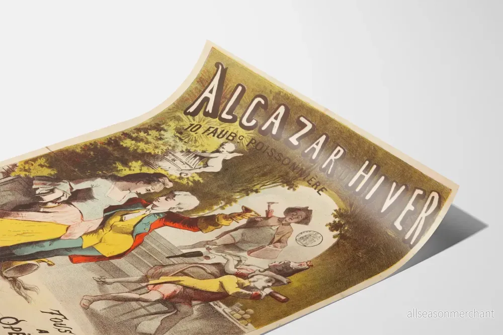 Vintageaffisch för Alcazar vinter - Operetter och extravaganta duetter - Bild 3
