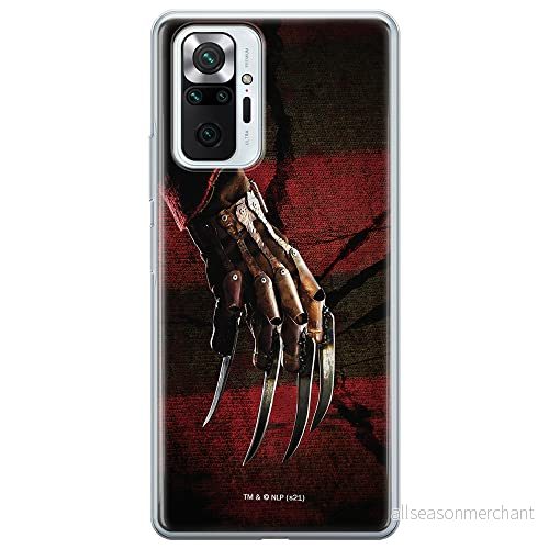 ERT GROUP mobiltelefonfodral för Xiaomi REDMI NOTE 10 PRO originalt och officiellt licensierat Horror mönster Nightmare of Elm Street 002, fodral tillverkad av TPU plast 5905511073220