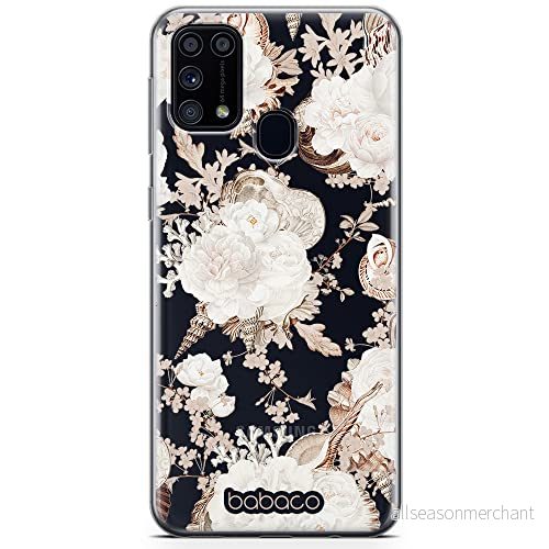 ERT GROUP mobiltelefonfodral för Samsung M31 originalt och officiellt licensierat Babaco mönster Flowers 044 optimalt anpassad till formen på mobiltelefonen, gedeeltelijk transparant 5905131324535