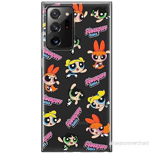 ERT GROUP mobiltelefonfodral för Samsung GALAXY NOTE 20 ULTRA originalt och officiellt licensierat The Powerpuff Girls mönster 028, gedeeltelijk transparant 5905511972486
