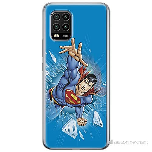 ERT GROUP mobiltelefonfodral för Xiaomi MI 10 LITE originalt och officiellt licensierat DC mönster Superman 005 optimalt anpassad till formen på mobiltelefonen, fodral tillverkad av TPU plast 5903537164946