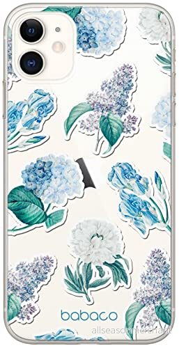 ERT GROUP mobiltelefonfodral för Iphone 11 originalt och officiellt licensierat Babaco mönster Flowers 029 optimalt anpassad till formen på mobiltelefonen, gedeeltelijk transparant 5905131273079