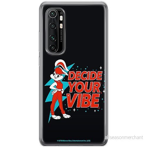 ERT GROUP mobiltelefonfodral för Xiaomi MI NOTE 10 Lite originalt och officiellt licensierat Looney Tunes mönster Lola 007 anpassad till formen på mobiltelefonen, fodral tillverkad av TPU plast 5905795070342