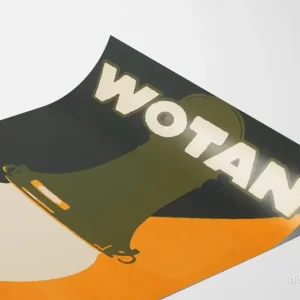 Vintageposter Wotan Halbwatt Lampa för väggdekoration - Bild 3
