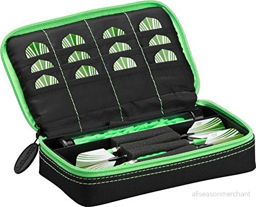 Casemaster by GLD Products Plazma svart med grön trim dart fodral 719265554196