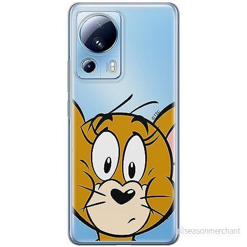 ERT GROUP mobiltelefonfodral för Xiaomi 13 LITE/CIVI 2 originalt och officiellt licensierat Tom & Jerry mönster 002 optimalt anpassad till formen på mobiltelefonen, gedeeltelijk transparant 5905511920548