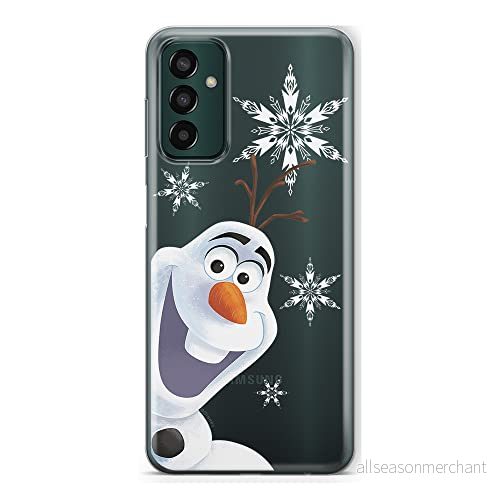 ERT GROUP mobiltelefonfodral för Samsung M13 4G originalt och officiellt licensierat Disney mönster Olaf 002 optimalt anpassad till formen på mobiltelefonen, gedeeltelijk transparant 5905511326913