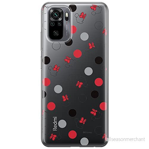 ERT GROUP mobiltelefonfodral för Xiaomi REDMI NOTE 10/ 10S originalt och officiellt licensierat Disney mönster Minnie 004 optimalt anpassad till formen på mobiltelefonen, gedeeltelijk transparant 5903537182346
