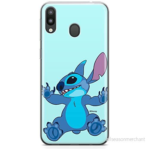 ERT GROUP mobiltelefonfodral för Samsung M20 originalt och officiellt licensierat Disney mönster Stitch 021 optimalt anpassad till formen på mobiltelefonen, fodral tillverkad av TPU plast 5905131246615