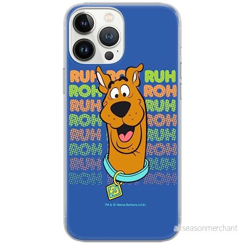 ERT GROUP mobiltelefonfodral för Iphone 13 PRO MAX originalt och officiellt licensierat Scooby Doo mönster 003 Vit optimalt anpassad, fodral tillverkad av TPU plast 5903932867923