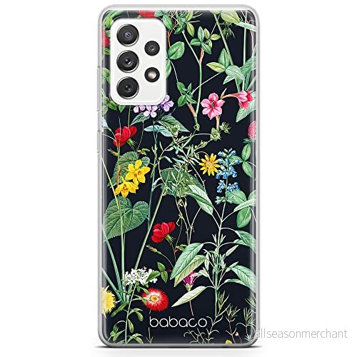 ERT GROUP mobiltelefonfodral för Samsung A53 5G originalt och officiellt licensierat Babaco mönster Flowers 041 optimalt anpassad till formen på mobiltelefonen, fodral tillverkad av TPU plast 5905131313652