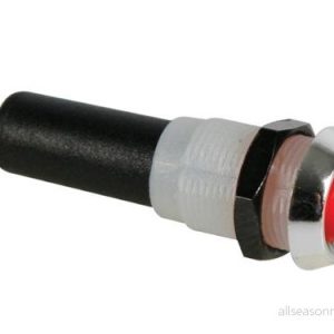 Velleman 139565 LED signallampa, 5 V, ABS kromhölje, röd 5410329253844 Velleman 139565 LED signallampa, 5 V, ABS kromhölje, röd 5410329253844