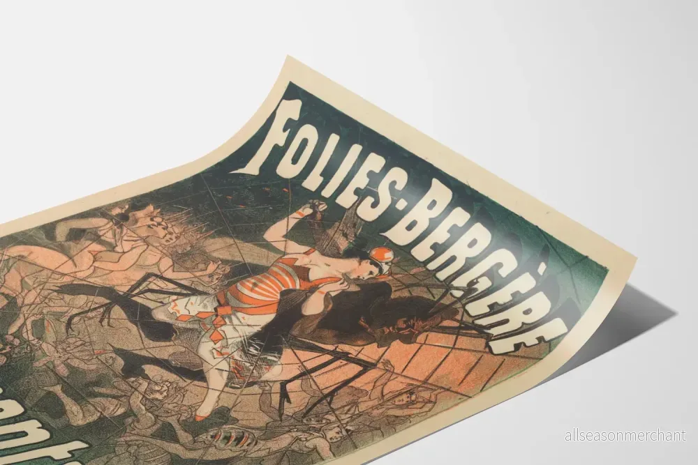 Dekorativ poster Folies Bergère La Tarentule vintage - Bild 3