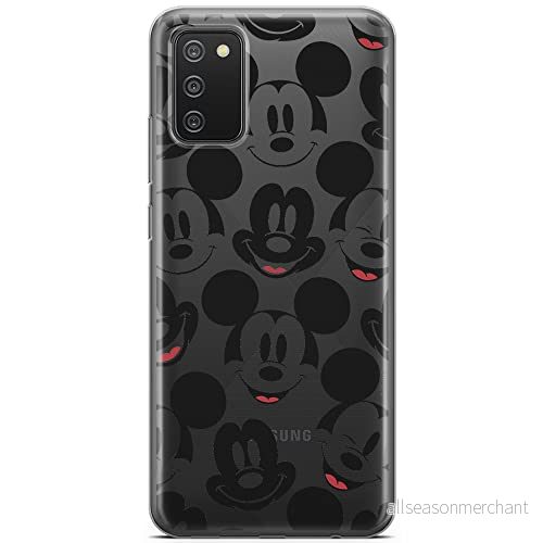 ERT GROUP mobiltelefonfodral för Samsung A02S originalt och officiellt licensierat Disney mönster Mickey 018 optimalt anpassad till formen på mobiltelefonen, gedeeltelijk transparant 5903040224298