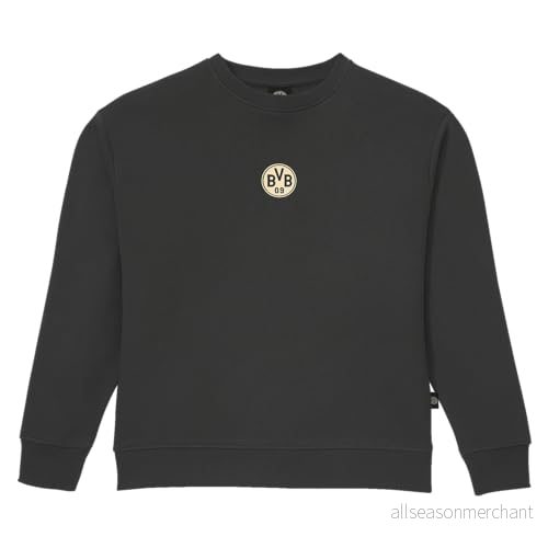 Borussia Dortmund dam BVB typ crewneck grå tröja, GRÅ, M 4026649304046