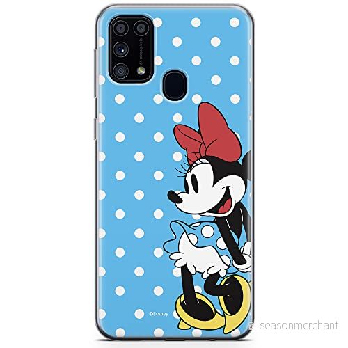 ERT GROUP mobiltelefonfodral för Samsung M31 originalt och officiellt licensierat Disney mönster Minnie 034 optimalt anpassad till formen på mobiltelefonen, fodral tillverkad av TPU plast 5904805480805