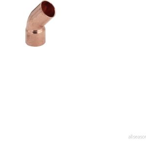 Viega Bend 45 nipple/socket 28 mm copper 4015211101336 Viega Bend 45 nipple/socket 28 mm copper 4015211101336