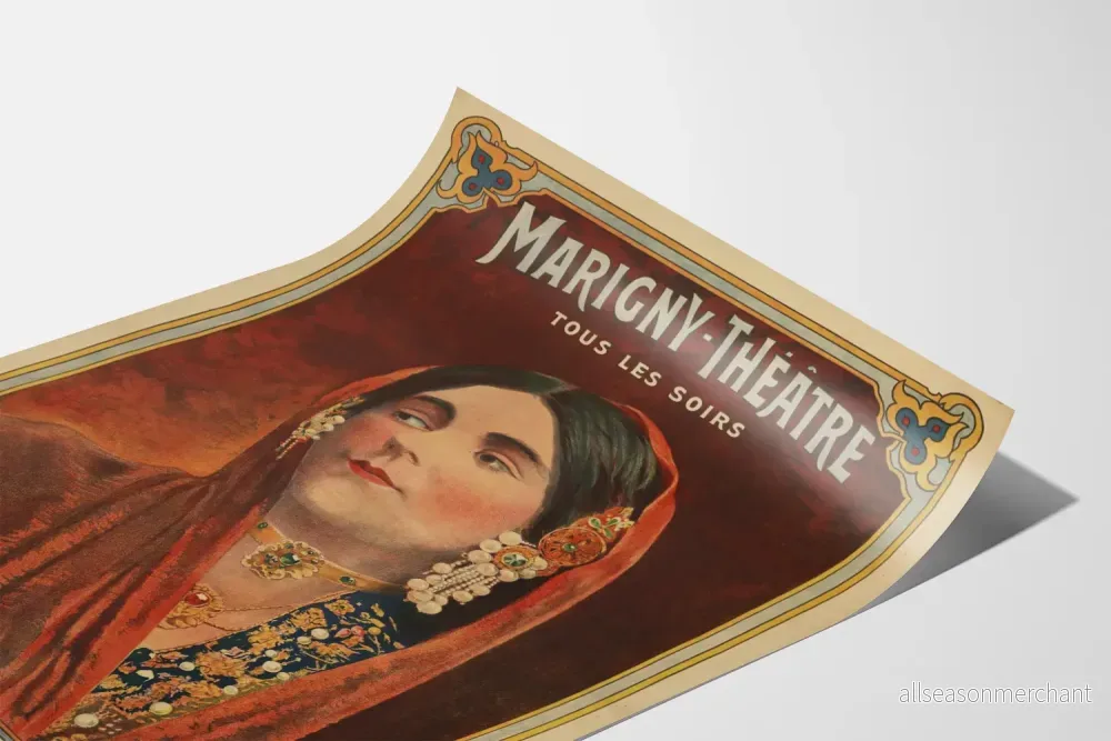 Vintageposter Miss Ruth på Marigny-teatern - Bild 3