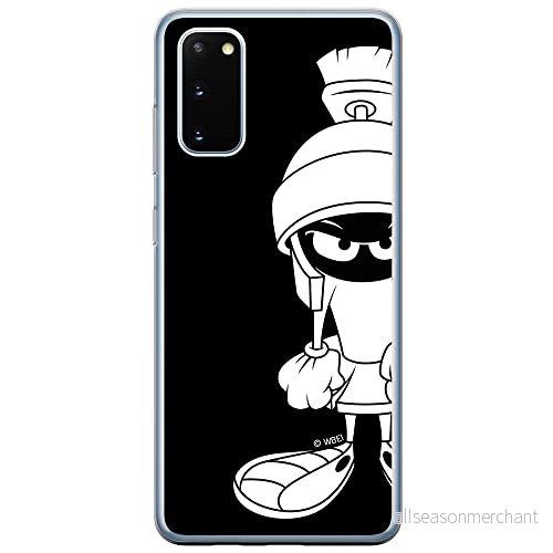 ERT GROUP mobiltelefonfodral för Samsung S20 / S11E originalt och officiellt licensierat Looney Tunes mönster Marvin 002 Vit anpassad till formen på mobiltelefonen, fodral tillverkad av TPU plast 5903537540191