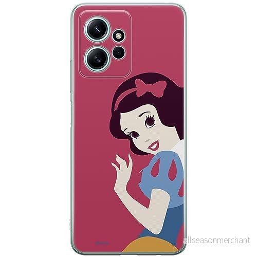 ERT GROUP mobiltelefonfodral för Xiaomi REDMI NOTE 12 4G originalt och officiellt licensierat Disney mönster Snow White 006 anpassad till formen på mobiltelefonen, fodral tillverkad av TPU plast 5905511951290
