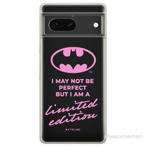 ERT GROUP mobiltelefonfodral för Google PIXEL 7 originalt och officiellt licensierat DC mönster Batman 062 optimalt anpassad till formen på mobiltelefonen, fodral tillverkad av TPU plast 5905795151126