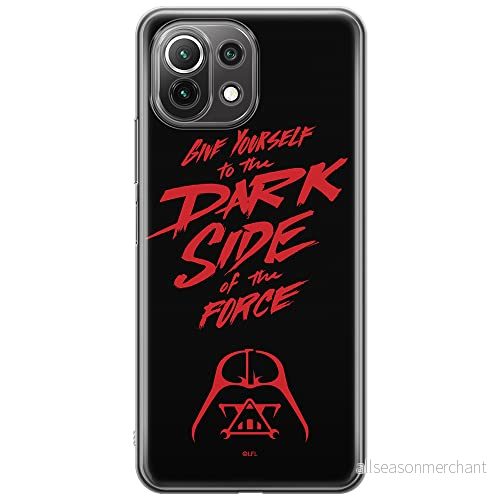 ERT GROUP mobiltelefonfodral för Xiaomi 11 LITE 4G/5G originalt och officiellt licensierat Star Wars mönster Darth Vader 020, fodral tillverkad av TPU plast 5903932704839