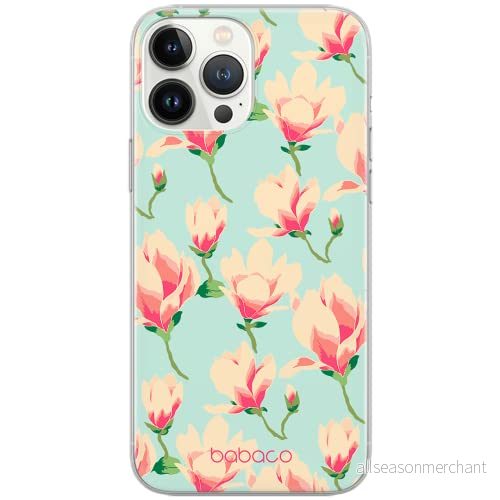 ERT GROUP mobiltelefonfodral för Samsung S10 PLUS originalt och officiellt licensierat Babaco mönster Flowers 016 Vit optimalt anpassad till formen på mobiltelefonen, fodral tillverkad av TPU plast 5903932623222