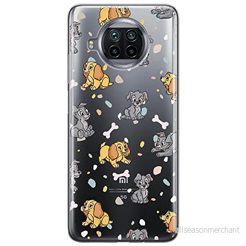 ERT GROUP mobiltelefonfodral för Xiaomi REDMI NOTE 9T originalt och officiellt licensierat Disney mönster Lady and the Tramp 002 anpassad till formen på mobiltelefonen, gedeeltelijk transparant 5904805652158