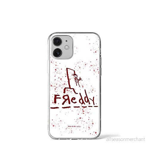 ERT GROUP mobiltelefonfodral för Iphone 12 Mini originalt och officiellt licensierat Horror mönster Nightmare of Elm Street 009 anpassad till formen på mobiltelefonen, fodral tillverkad av TPU plast 5905511090173