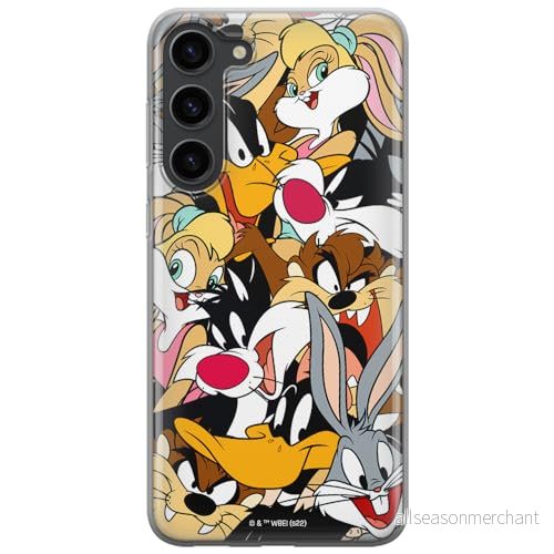 ERT GROUP mobiltelefonfodral för Samsung S23 originalt och officiellt licensierat Looney Tunes mönster 022 optimalt anpassad till formen på mobiltelefonen, fodral tillverkad av TPU plast 5905511685218
