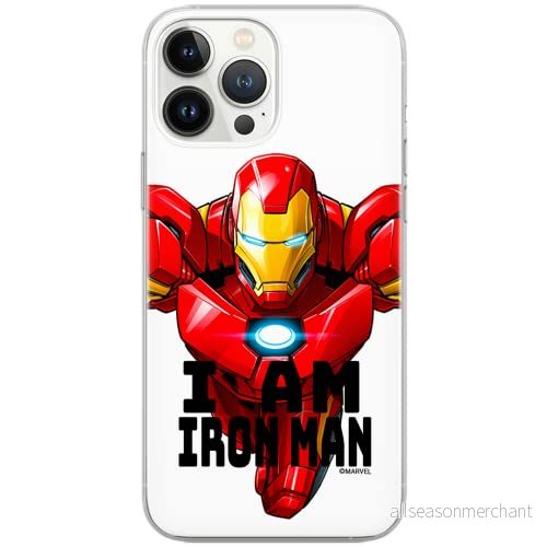 ERT GROUP mobiltelefonfodral för Samsung S9 PLUS originalt och officiellt licensierat Marvel mönster Iron Man 029 Vit optimalt anpassad till formen på mobiltelefonen, fodral tillverkad av TPU plast 5904805144967