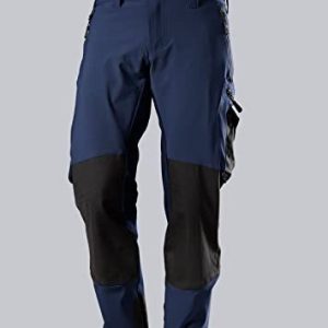 BP Super Stretch byxor för män, Träningsbyxor, Smal silhuett med högre midja på ryggen, 250,00 g/m² tygblandning stretch, Svart, 46s 4055301630810