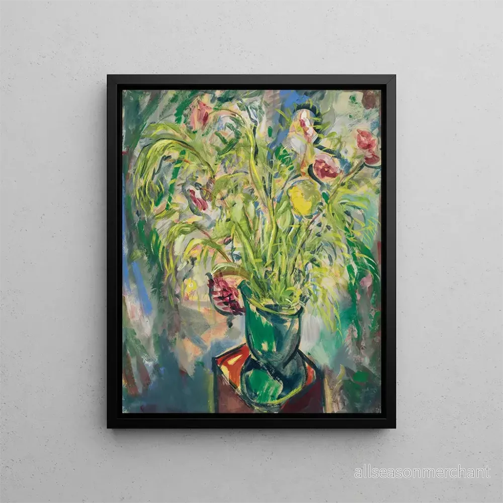Målning Blommor i en vas - Alfred Henry Maurer | Konsttryck