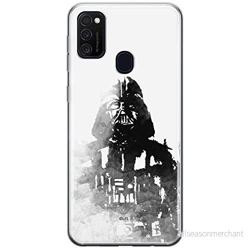 ERT GROUP mobiltelefonfodral för Samsung M21 originalt och officiellt licensierat Star Wars mönster Darth Vader 008 optimalt anpassad till formen på mobiltelefonen, fodral tillverkad av TPU plast 5903537838380