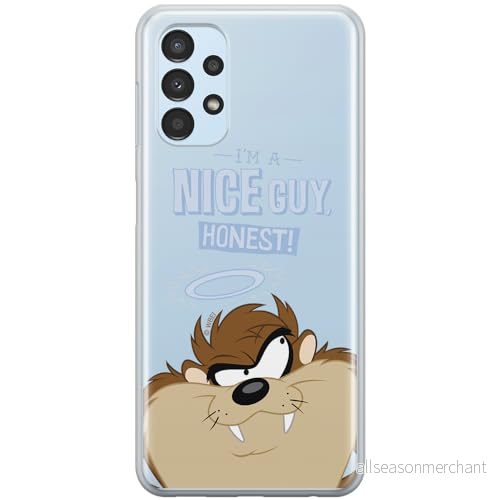 ERT GROUP mobiltelefonfodral för Samsung A13 4G originalt och officiellt licensierat Looney Tunes mönster Tasmanian 003 optimalt anpassad till formen på mobiltelefonen, gedeeltelijk transparant 5904805550270