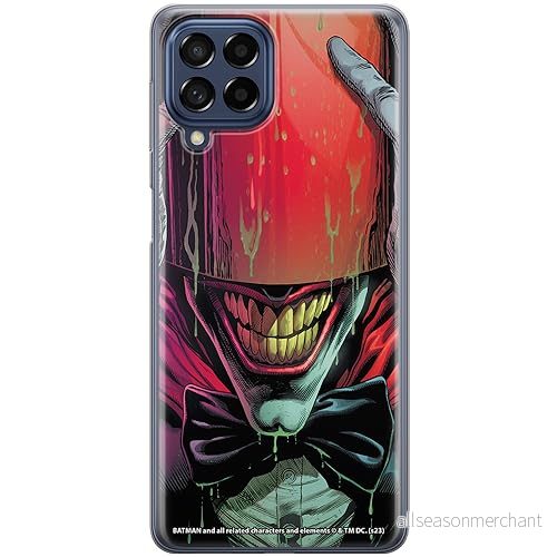 ERT GROUP mobiltelefonfodral för Samsung M33 5G originalt och officiellt licensierat DC mönster Joker 029 optimalt anpassad till formen på mobiltelefonen, fodral tillverkad av TPU plast 5905795054205