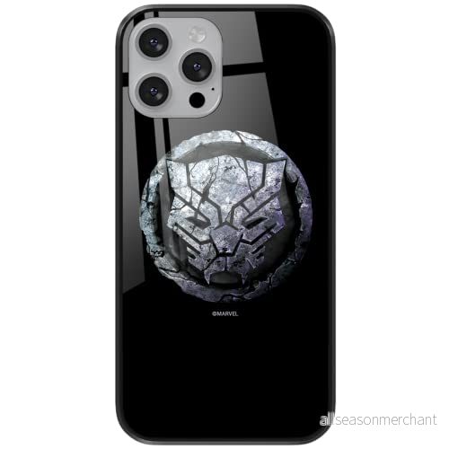 ERT GROUP mobiltelefonfodral för Samsung S21 originalt och officiellt licensierat Marvel mönster Black Panther 015 tillverkad av härdat glas, optimalt anpassat till mobilens form, skyddsfodral 5903932791518