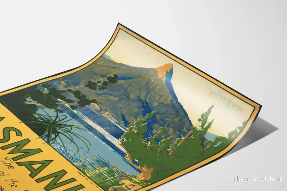 Vintageposter Tasmanien – Schweiz i söder - Bild 3