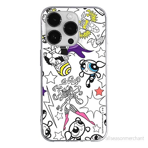 ERT GROUP mobiltelefonfodral för Iphone 14 PRO originalt och officiellt licensierat The Powerpuff Girls mönster 017, fodral tillverkad av TPU plast 5905511965419