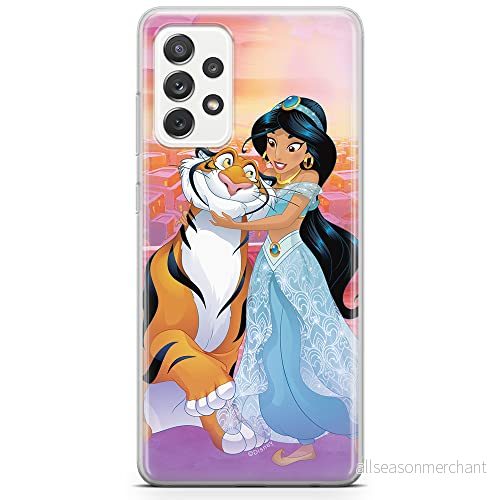 ERT GROUP mobiltelefonfodral för Samsung A73 5G originalt och officiellt licensierat Disney mönster Jasmine and Aladdin 001 optimalt anpassad till formen på mobiltelefonen, gedeeltelijk transparant 5904805520693