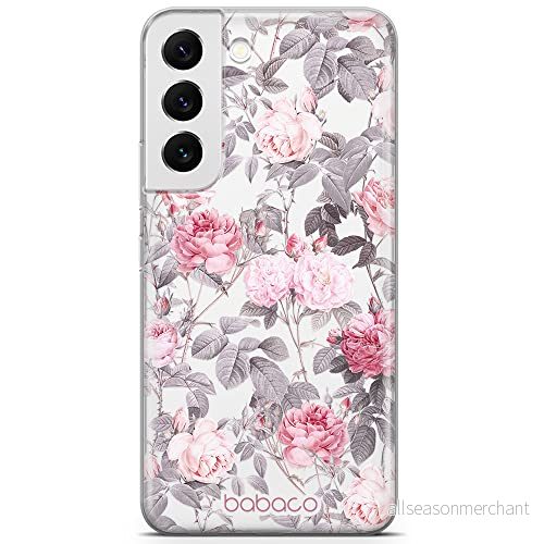 ERT GROUP mobiltelefonfodral för Samsung S22 PLUS originalt och officiellt licensierat Babaco mönster Flowers 054 optimalt anpassad till formen på mobiltelefonen, gedeeltelijk transparant 5905131355027