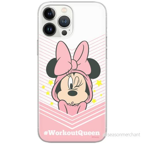 ERT GROUP mobiltelefonfodral för Huawei P30 Lite originalt och officiellt licensierat Disney mönster Minnie 053 Vit optimalt anpassad till formen på mobiltelefonen, fodral tillverkad av TPU plast 5902980734874
